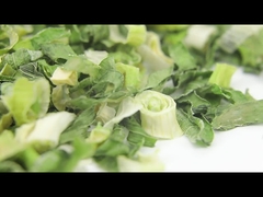 Αφυδατωμένα λαχανικά πράσινου χρώματος Αφυδατωμένο σχοινόπρασο Αποξηραμένο στον αέρα σχοινόπρασο Flaeks 3*3mm