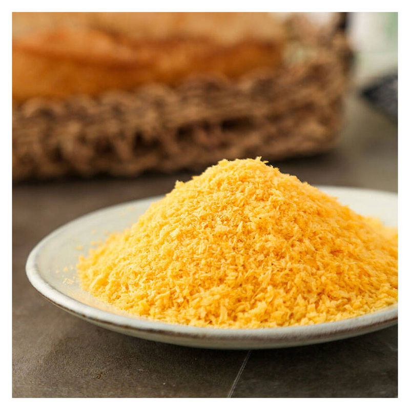 Κίτρινο ψωμί Panko ψίχουλα Kraft χαρτί ψωμί σακούλα σακούλα Κρίσιμη υφή Αρχική γεύση