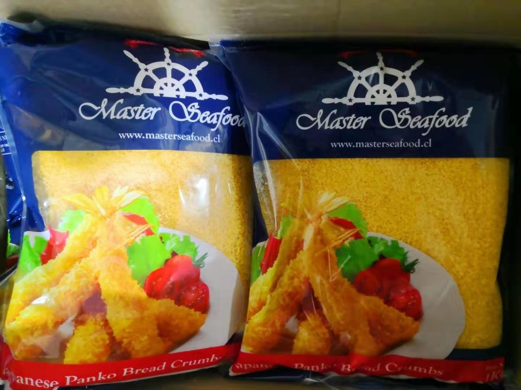 Κρίσιμα λευκά ή κίτρινα ψωμιού Panko ψίχουλα / Kraft χαρτί ψωμί σακούλα για τηγανίτες και τηγανίτες