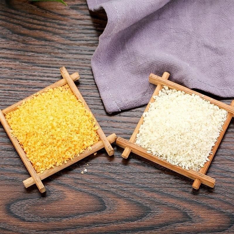 Πιο δημοφιλές προϊόν Κρίσιπα ψωμί Panko ψίχουλα σε κίτρινο λευκό και πορτοκαλί ψιχουλάκια
