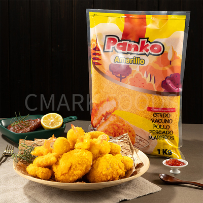Κίτρινα ψωμινάκια Panko Στεγασμένα ψωμινάκια 1kg ανά σακούλα