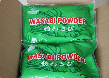 ABC βαθμού καθαρή Wasabi σκονών χρένου σκόνη καρυκευμάτων Wasabi χρώματος σκονών 1KG πράσινη