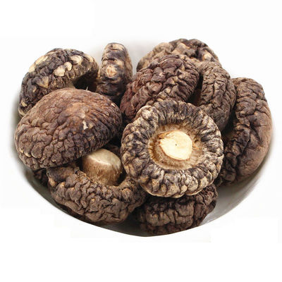 Καφέ αφυδατωμένο επίπεδο μανιτάρι Shiitake με έντονο μανιταρώδες άρωμα