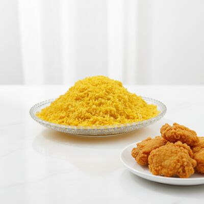 Ιαπωνική φρυγανιά Panko 2-12mm κοκκώδης με 24 μήνες διάρκεια ζωής σε κίτρινο λευκό πορτοκαλί χρώμα